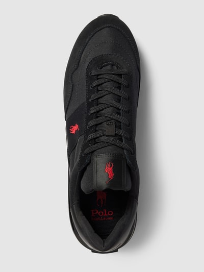 Polo Ralph Lauren Sneaker mit Label-Stitching Black 3