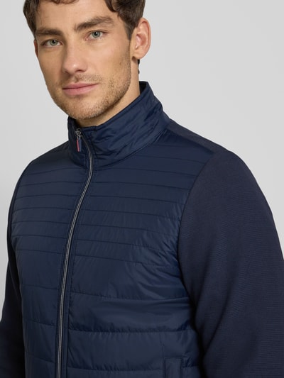 Christian Berg Men Sweatjack met ritssluiting Marineblauw - 3