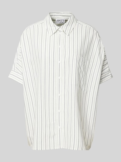 JAKE*S STUDIO WOMAN Relaxed fit blouse met 1/2-mouwen Offwhite - 2