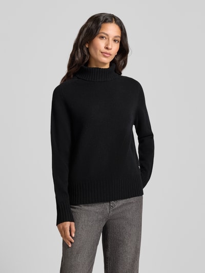 Fynch-Hatton Rollkragenpullover mit gerippten Abschlüssen Black 4