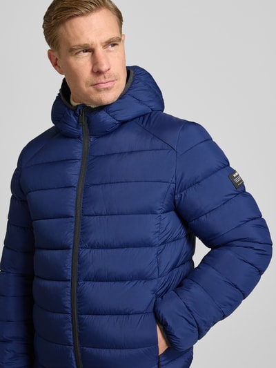 ECOALF Kurtka pikowana z zamkiem błyskawicznym dwustronnym model ‘ASPENALF’ Królewski niebieski 3