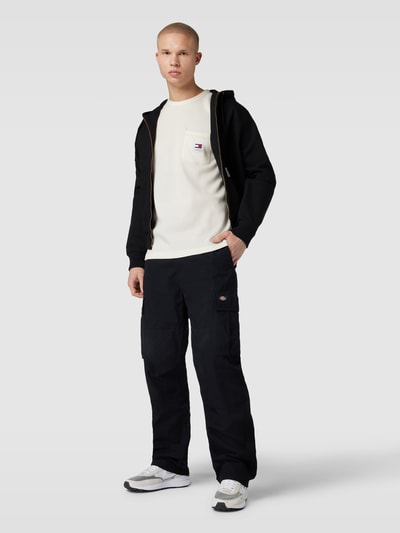 Tommy Jeans T-shirt met borstzak Offwhite - 1