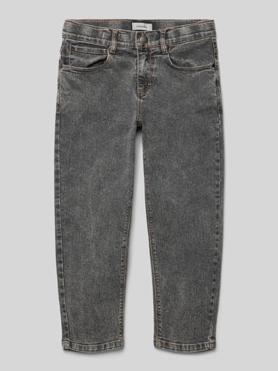 Lil Atelier Jeans met 5-pocketmodel, model 'BERLIN' Zwart - 1