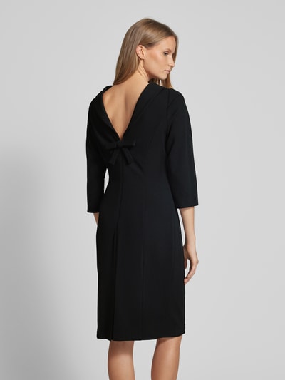 Adrianna Papell Knielanges Cocktailkleid mit 3/4-Arm Black 5