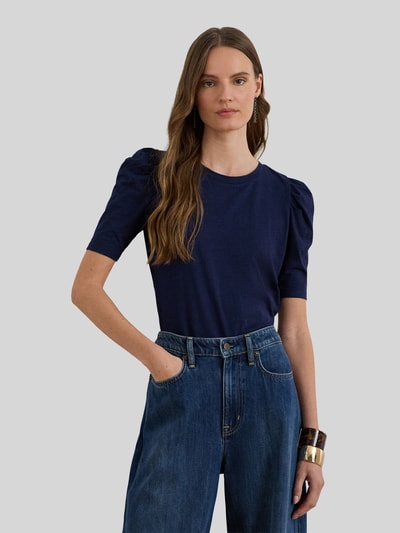 Lauren Ralph Lauren Regular Fit T-Shirt aus reiner Baumwolle Marine 4
