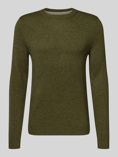 MCNEAL Gebreide pullover van wolmix met kasjmier Olijfgroen gemêleerd - 2