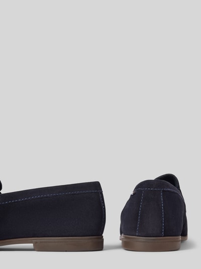 bugatti Loafer aus Leder mit Label-Detail Modell 'Tryst' Marine 2