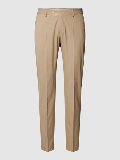 HECHTER PARIS Pantalon met persplooien Beige - 2