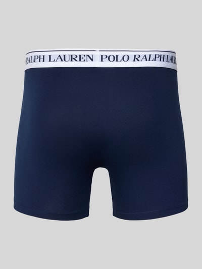 Produktfoto, Trunks aus Baumwoll-Mix im 3er-Pack von Polo Ralph Lauren Underwear, Optik: Unifarben, Label-Bund, Bundabschluss: Elastisch