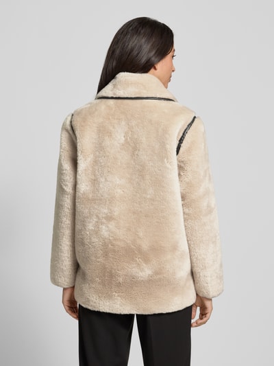 GUIDO MARIA KRETSCHMER WOMAN Kurtka ze sztucznego futra model ‘Fina’ Beżowy 5