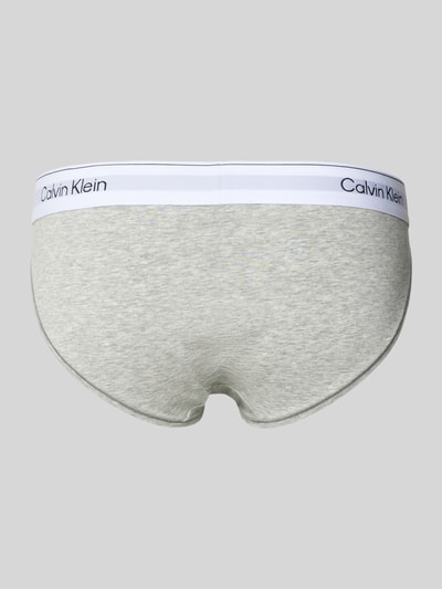 Calvin Klein Underwear Slip mit elastischem Logo-Bund Hellgrau 3