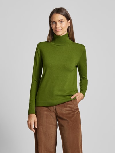 Weekend Max Mara Strickpullover mit Stehkragen Modell 'KIKU' Gruen 4