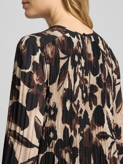 Betty Barclay Midi-jurk met ronde hals Donkerbruin - 3