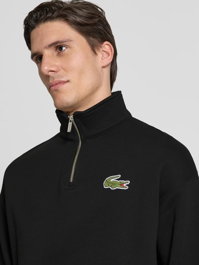 Lacoste Sweatshirt mit Logo-Badge Black 3