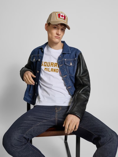 Dsquared2 Jeansjacke mit Knopfleiste Blau 3