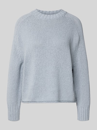Produktfoto, Oversized Strickpullover aus Baumwoll-Mix von Marc O'Polo, Optik: Unifarben, Passform: Oversized, Rundhals, Stricktextur