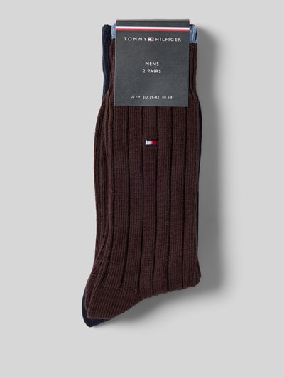 Tommy Hilfiger Strümpfe aus Baumwoll-Mix im 2er-Pack Black 3