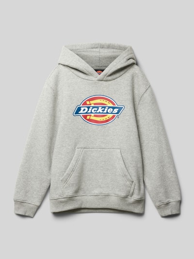 Dickies Hoodie mit Label-Print Modell 'YOUTH' Hellgrau Melange 1