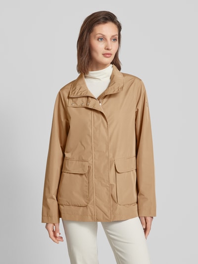 Fuchs Schmitt Jacke mit Label-Applikation Beige 4