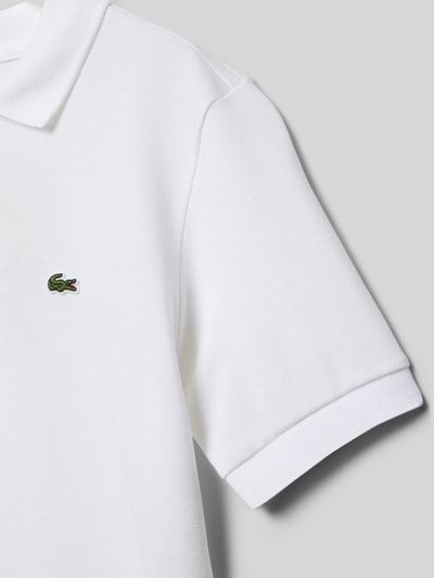 Produktfoto, Regular Fit Poloshirt aus reiner Baumwolle von Lacoste voor kinderen, look: effen, piqué, kortemouw, labelpatch, polokraag