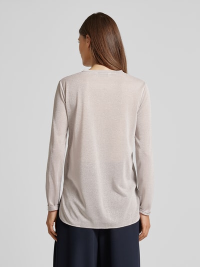 MaxMara Leisure Longsleeve mit Rundhalsausschnitt Modell 'PRUGNA' Rose 5