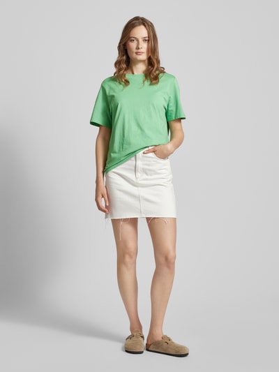 Marc O'Polo Denim T-shirt met labeldetail Lichtgroen - 1