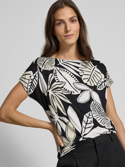 s.Oliver RED LABEL Relaxed Fit T-Shirt aus Viskose-Mix Black 3