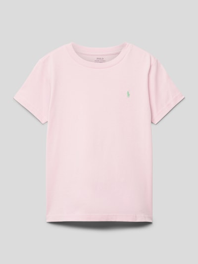 Polo Ralph Lauren Teens T-Shirt mit Logo-Stitching Hellrosa 1