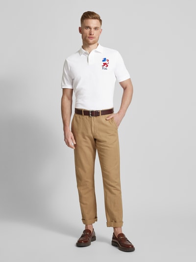 Polo Ralph Lauren Koszulka polo z wyhaftowanym logo Złamany biały 1