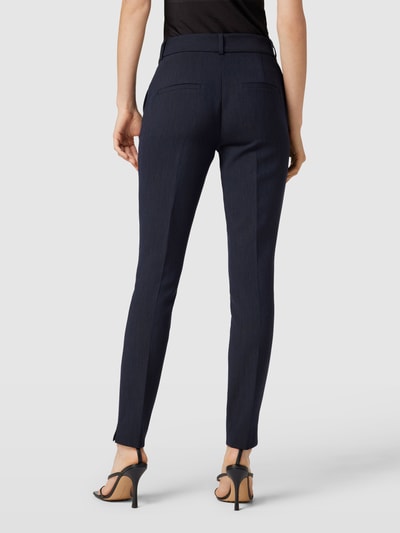 Selected Femme Slim fit stoffen broek met steekzakken, model 'RITA' Marineblauw gemêleerd - 5