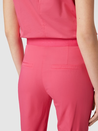 Marc Cain Stoffhose mit elastischem Logo-Bund Pink 3