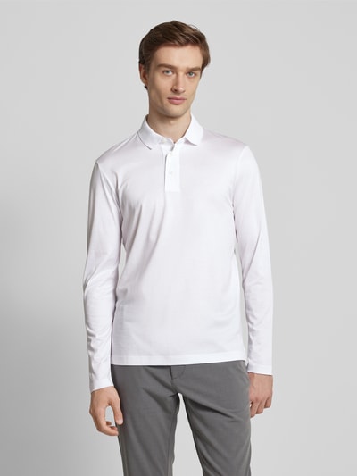 Emporio Armani Poloshirt mit überschnittenen Schultern Weiss 4