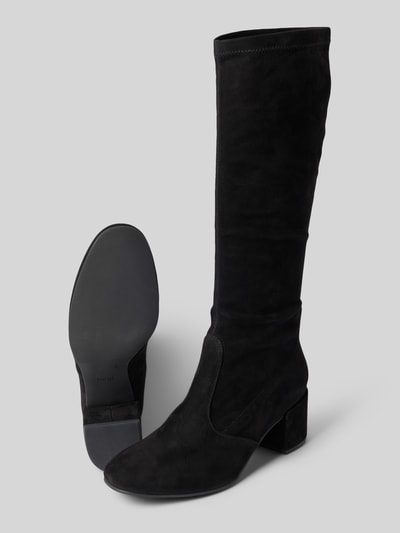 Högl Stiefel aus echtem Veloursleder Black 4