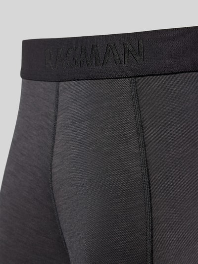 RAGMAN Boxershorts mit elastischem Label-Bund Anthrazit 2