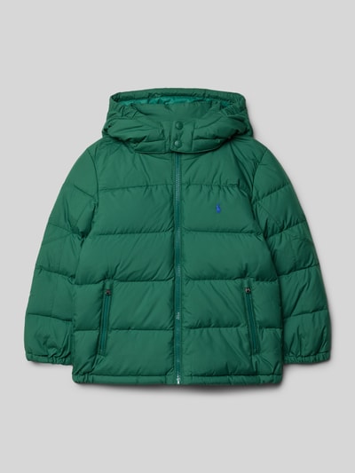 Polo Ralph Lauren Teens Pikowana kurtka z wyhaftowanym logo Zielony 1