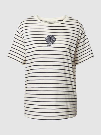 Gant T-shirt van zuiver katoen Offwhite - 2