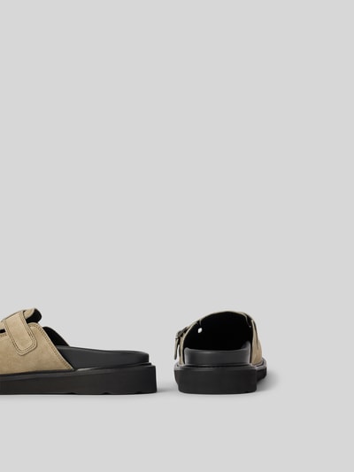 Kenzo Mules mit Dornschließe Beige 3