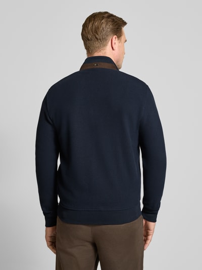 bugatti Sweatjacke mit Stehkragen und Reißverschluss Marine 5
