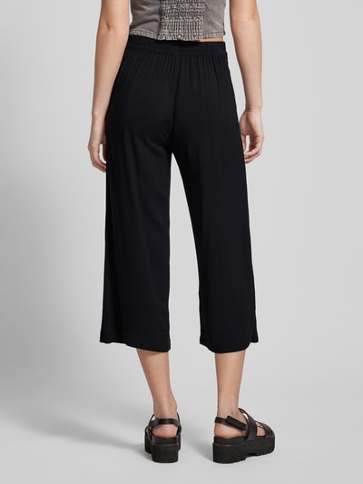 Only Spodnie materiałowe z szeroką, skróconą nogawką model ‘NOVA LIFE’ Czarny 5