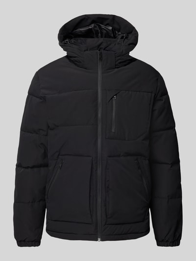 Jack & Jones Steppjacke mit Reißverschlusstaschen Modell 'OTTO' Black 2