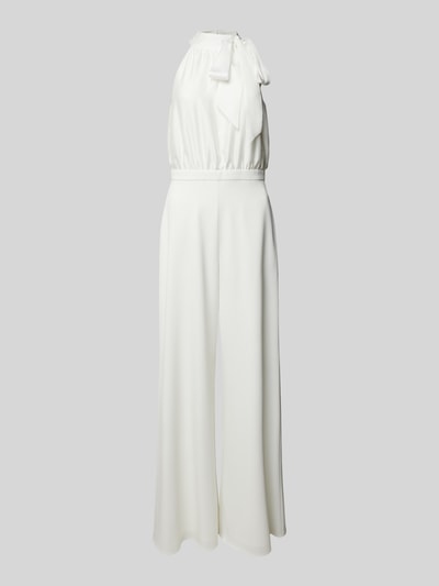 Swing Jumpsuit met halter Offwhite - 2