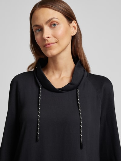 Marc Cain Sweatshirt met capuchon Zwart - 3