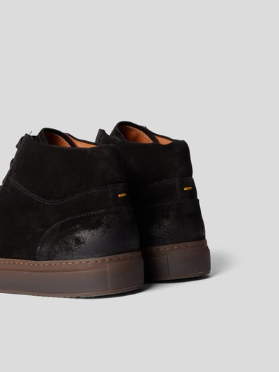 Doucal's High-Top-Sneaker aus Leder Schwarz 3