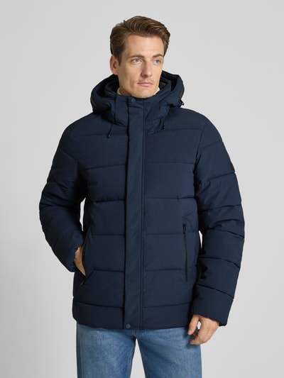 Icepeak Gewatteerd jack met capuchon, model 'BIXBY' Marineblauw - 4