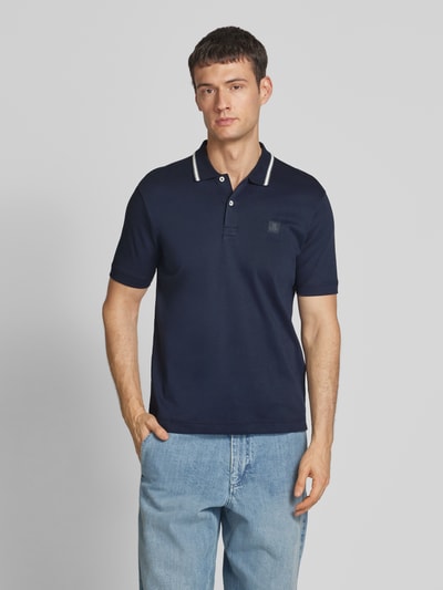 Marc O'Polo Regular fit poloshirt van puur katoen Marineblauw - 4