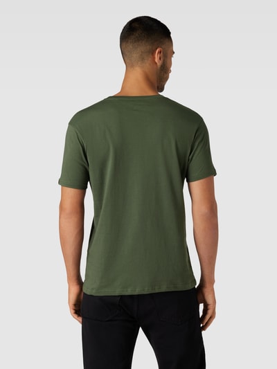 Alpha Industries T-Shirt mit Label-Print Oliv 5