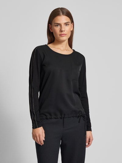 monari Regular Fit Blusenshirt mit Label-Detail Black 4