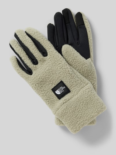 The North Face Handschoenen met labelpatch, model 'FLEESKI' Beige - 1