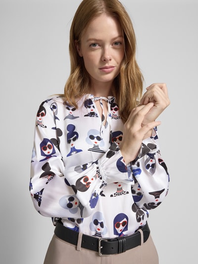 Herzensangelegenheit Blouseshirt van zijdemix Offwhite - 3