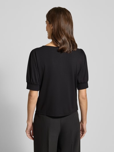 monari Sweatshirt met pofmouwen en strikapplicaties  - 5